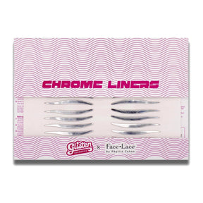 Chrome Liners - Chrome Makeup Stickers - Face Lace x Glisten Cosmetics