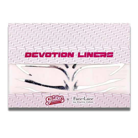 Devotion Liners - Chrome Makeup Stickers - Face Lace x Glisten Cosmetics