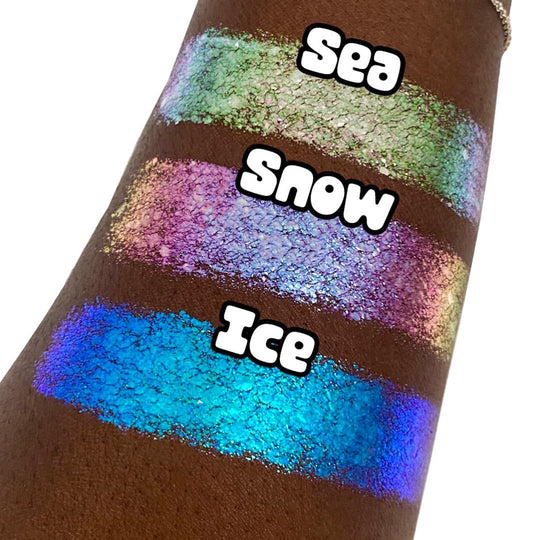 Snow Chroma Flakes - Duochrome Pigment - Glisten Cosmetics