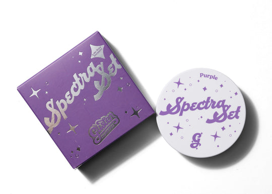 Purple Spectra Set - Colourful Pressed Powder - Glisten Cosmetics